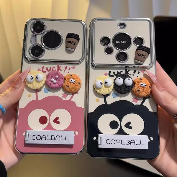 Coffee Coal Ball Case for iPhone 8-17 Series