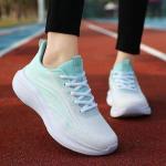 Korean Trend Fly Woven Breathable Non-Slip Lightweight Running Shoes for Women