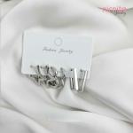 Minimalist Perfection: 3 Silver Top Earrings