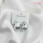 Pure Elegance: Simple Top Silver Earrings