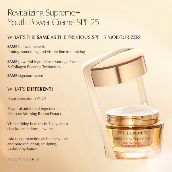Revitalizing Supreme+ Youth Power Creme SPF 25 Moisturizer