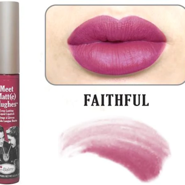 The Balm Meet Matte Hughes Liquid Lipstick- Faithful