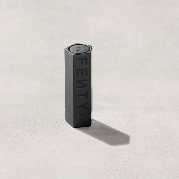 Fenty Beauty Icon The Case Semi Matte Refillable Lipstick-Matte Black