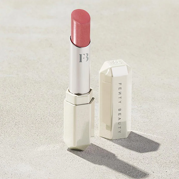 Fenty Beauty Sheer Shiny Lipstick-Retro Rose 06