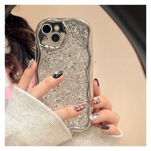Electroplated Glitter Anti-Fall Cover for iPhone 11-16 Series