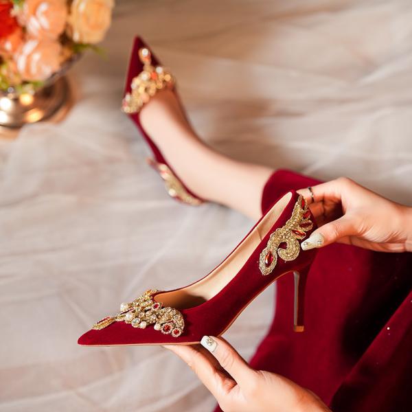 Cinderella-Inspired Elegance Tiring Feet Engagement High Heels Shoes