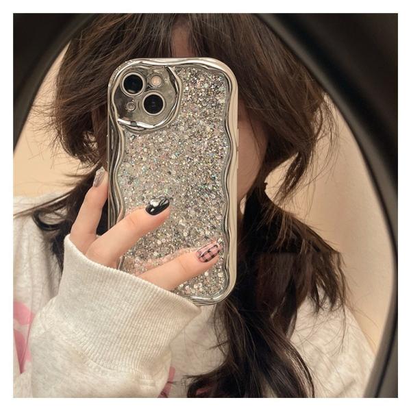 Electroplated Glitter Anti-Fall Cover for iPhone 11-16 Series