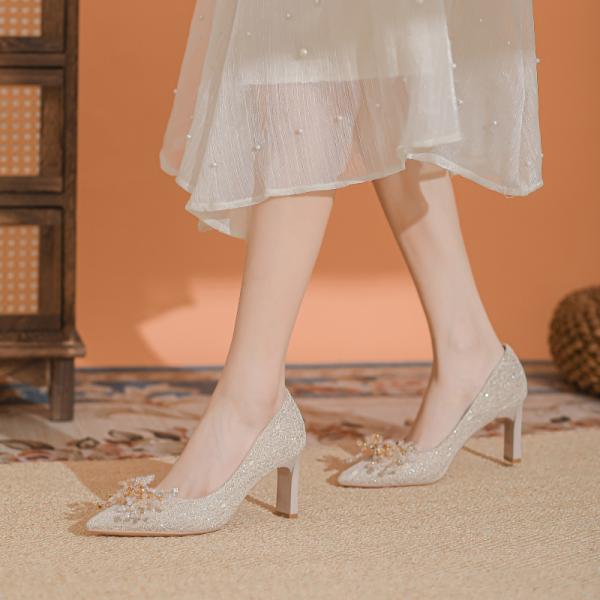 Crystal High Heels Shoes for Women