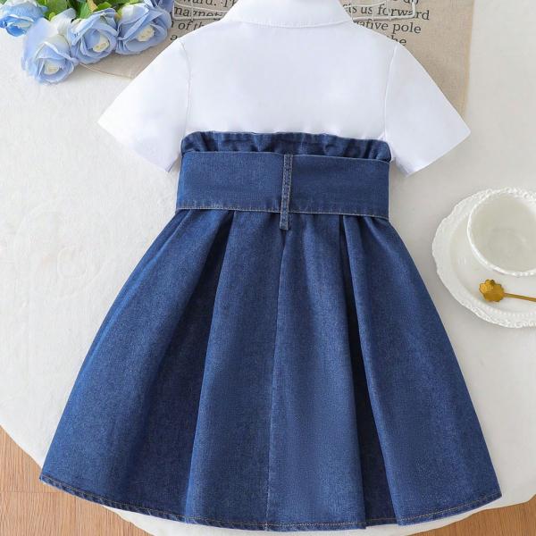 Elegant Cotton Dress for Little Girls
