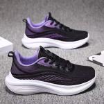 Korean Trend Fly Woven Breathable Non-Slip Lightweight Running Shoes for Women