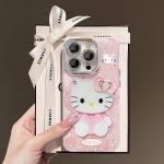 3D kitty Mirror Phone Case – Cute & Stylish for iPhone 11-16 Series