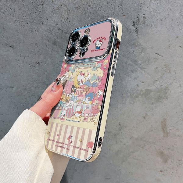 Moon Hello Kitty for Apple 17PROMAX Phone Case iPhone14 Cartoon 13 All-inclusive 12 Soft Case 11