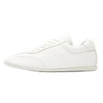 Ultra-light Soft Bottom White Casual Cowhide Shoe