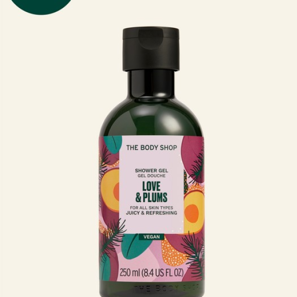 The Body Shop Love & Plums Shower Gel-250ml