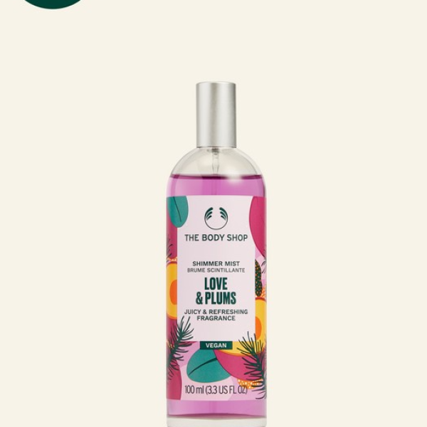 The Body Shop Love And Plums Shimmer Fragrance Mist-100ml