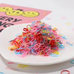 PatPat 500 PCS Multicolor Hair Ties for Girls (Random inner bag)