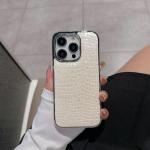 Crocodile Pattern Shell Leather Anti-Fall Protective Cover for Iphone 11-17 Series