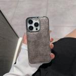 Crocodile Pattern Shell Leather Anti-Fall Protective Cover for Iphone 11-17 Series