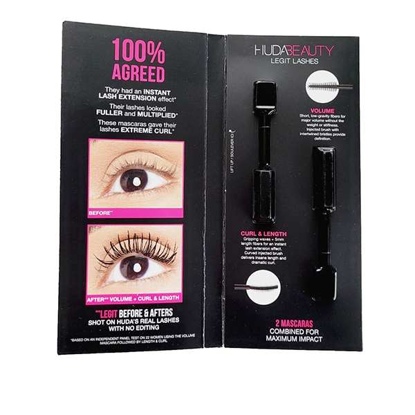 Huda Beauty Legit Lashes Double-Ended Mascara Sample Size