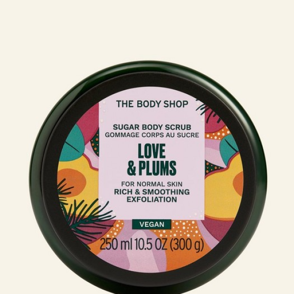 The Body Shop Love And Plums Sugar Body Scrub-250ml