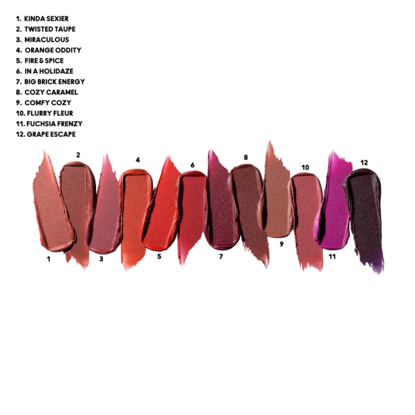 Mac Cosmetics Lips By The Dozen Mini Power Kiss Lipstick X 12