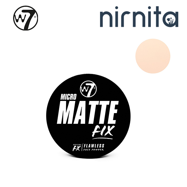 W7 Micro Matte Fix Face Powder-Light