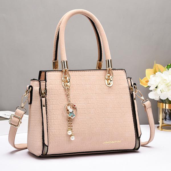 Stylish Textured Portable Crossbody Shoulder Bag