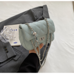 Diamond Elegance Korean Style Chanel-Inspired Chain Crossbody