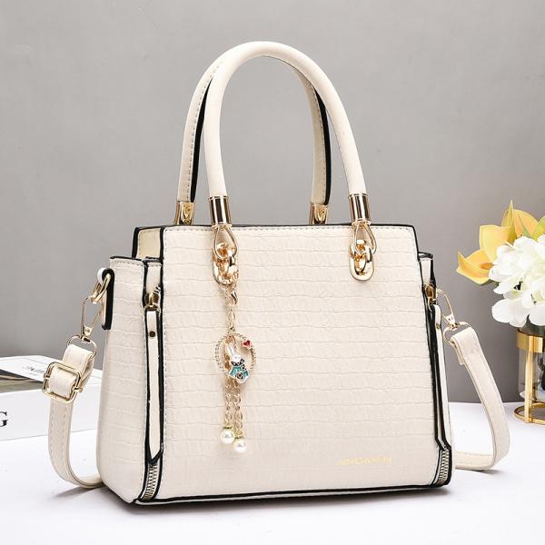 Stylish Textured Portable Crossbody Shoulder Bag