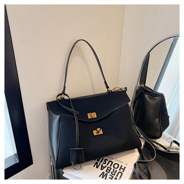 Nubuck Leather Large-Capacity Tote Shoulder Bag