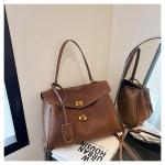 Nubuck Leather Large-Capacity Tote Shoulder Bag