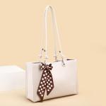 Retro Litchi Pattern Large Shoulder Tote Bag
