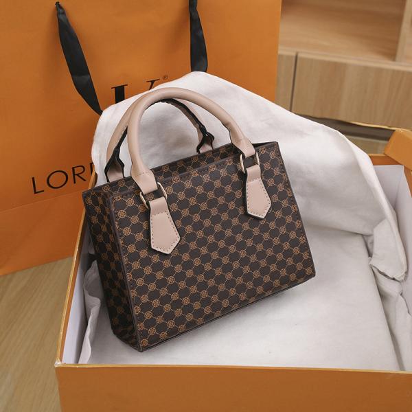 Korean Retro Printed High-End Shoulder Bag