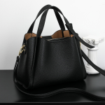 Soft Leather Elegant Vegetable Basket Shoulder Bag