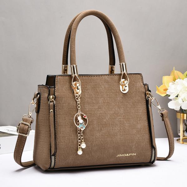 Stylish Textured Portable Crossbody Shoulder Bag