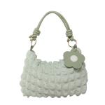 Pearl Pleated Cloud Trendy Underarm Bag
