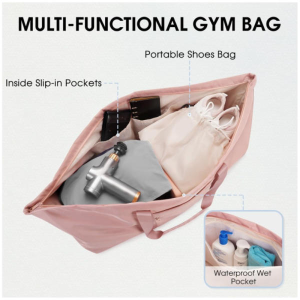 Foldable Large-Capacity Dry & Wet Yoga Gym Bag