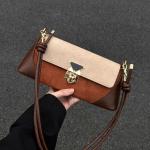Niche Designer Underarm Baguette Shoulder Bag