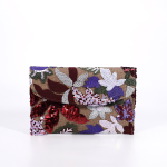 High-End Pink Embroidered Sequin Bamboo Handbag