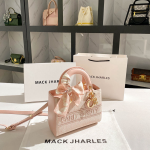 Embroidered Toffee High-Sense Handbag