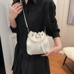 Chinese Style Pearl Cheongsam Bucket Bag