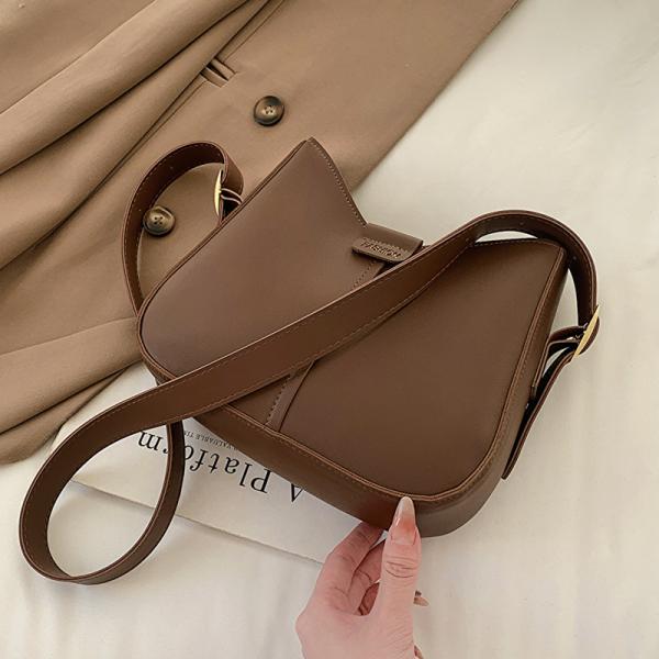 Korean Soft Leather Retro Large-Capacity Crossbody Bag