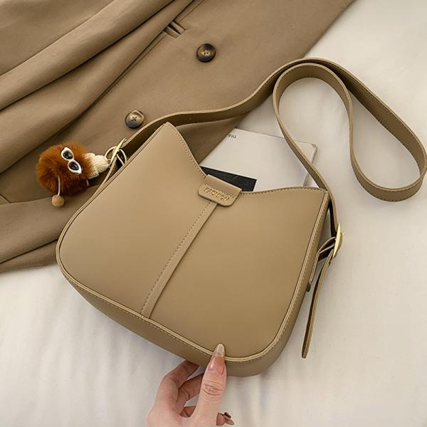 Korean Soft Leather Retro Large-Capacity Crossbody Bag