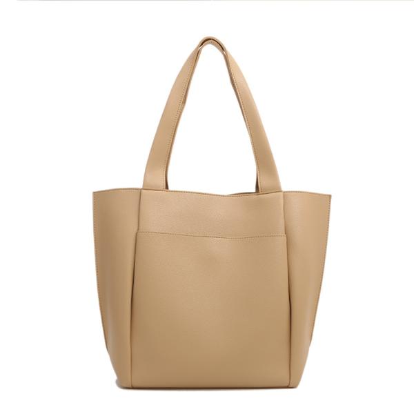 Korean Soft PU Large-Capacity Shoulder Tote Bag