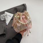 Chinese Style Pearl Cheongsam Bucket Bag