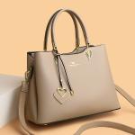 Soft Leather Three-Layer Large Messenger Bag