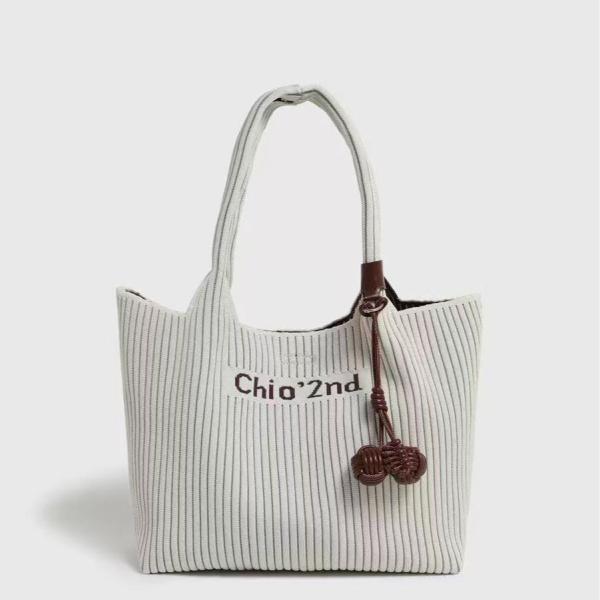 Elegant Pleated Large-Capacity Tote Bag