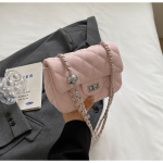 Diamond Elegance Korean Style Chanel-Inspired Chain Crossbody