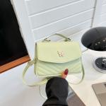 Sweet Solid Color Small Square Crossbody Bag