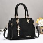 Stylish Textured Portable Crossbody Shoulder Bag